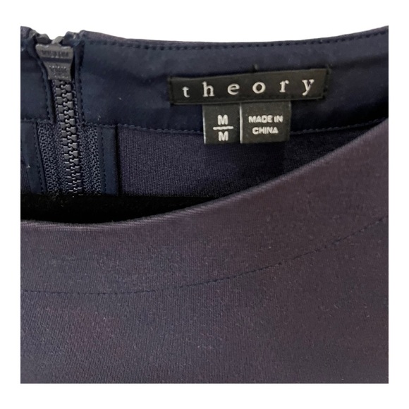 Theory Womens Mishea Dress Cap Sleeve Stretch M - Picture 4 of 9